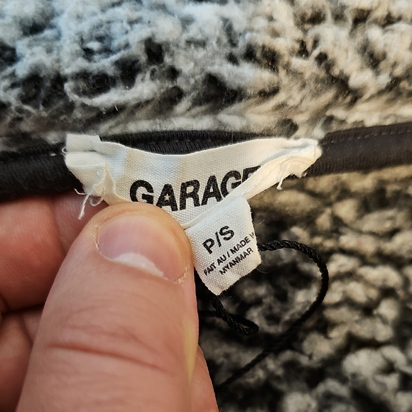 Garage Charcoal Teddy Jacket - Picture 7 of 8